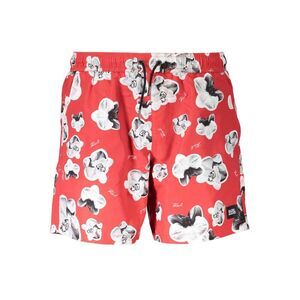 Karl Lagerfeld Red Polyester Men's Swim Men's Trunk